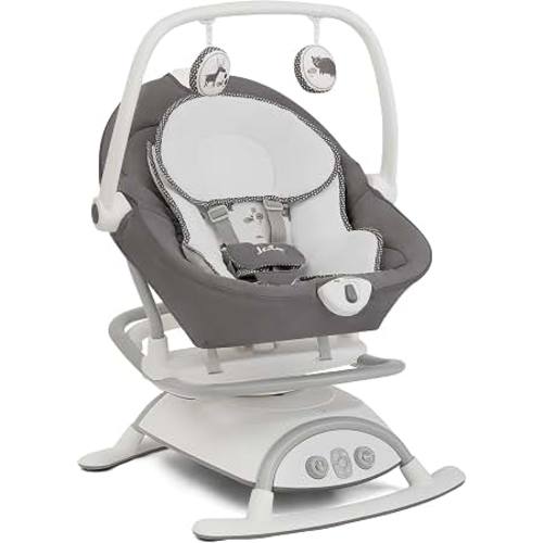 Amazon.com: Joie Cinnamon 2-in-1 Glider & Rocker, Multi-Motion Baby Swing | Swing and Rocker Combo with Plush Fabrics, Compact Design, and Multiple Recline Positions