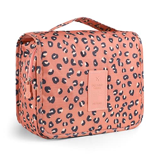 Pengxiaomei Toiletry Bag, Waterproof Hanging Cosmetic Bag Portable Travel Makeup Pouch Multi-function Handle Travel Bathroom Bag Stocking Stuffers for Women and Girls Christmas Gifts