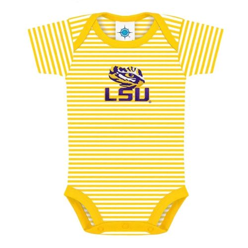 Creative Knitwear College Baby NCAA Infant Striped Bodysuit