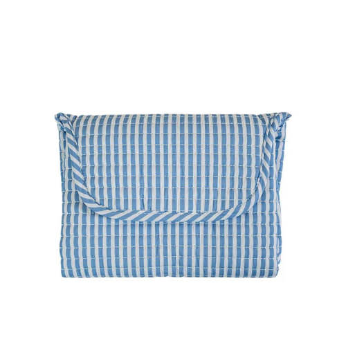 TRVL Quilted Chambray Stripe Changing Pad