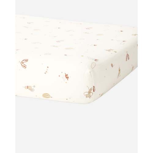 Woven Crib Sheet Carnival