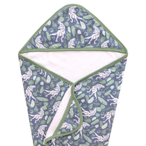Premium Baby Knit Hooded Towel - Jurassic Park