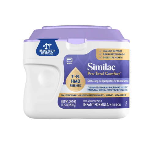 Similac Pro-Total Comfort Powder Baby Formula 20.1 oz with Prebiotic Immune Support and Digestible Carbohydrates
