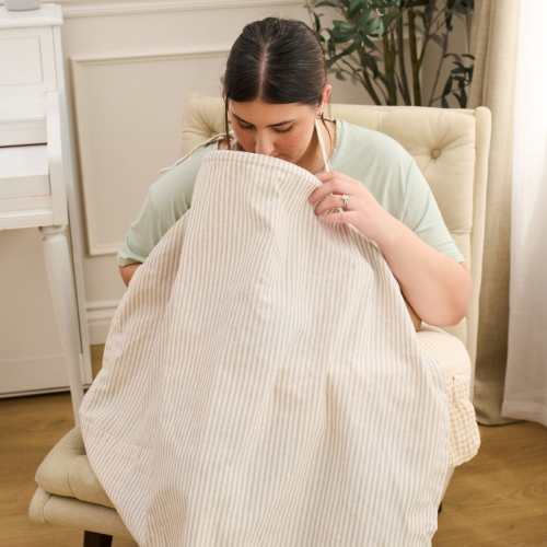 Linen Nursing Cover