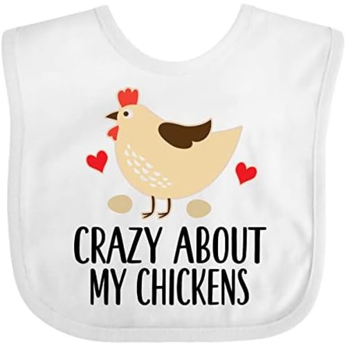 inktastic Cute Chicken Farming Baby Bib