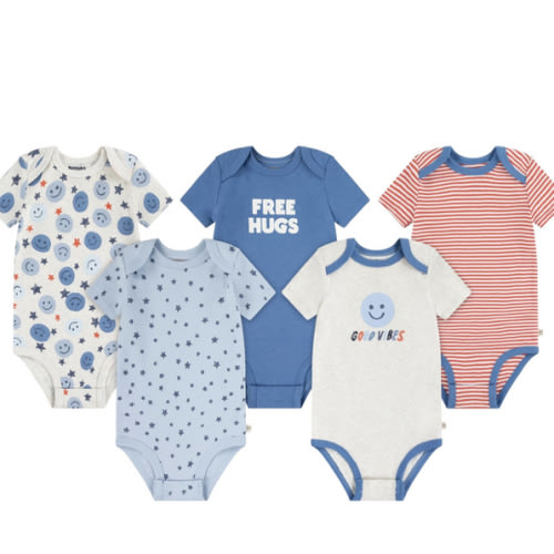 HUGGIES 5-Pack Everyday Bodysuit