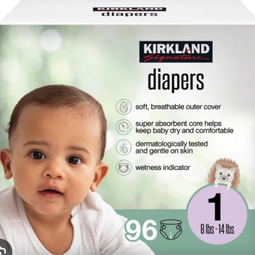 Kirkland Signature Diaper Size 1, 96-count Same-Day Delivery | Costco