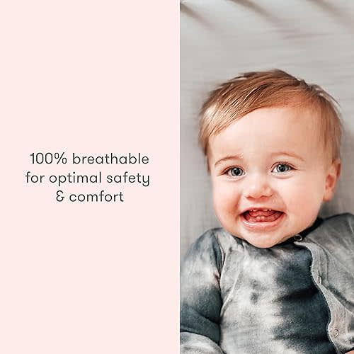 Newton Baby Fitted Single Layer Crib Sheet (2-Pack) - Ultra Breathable and Soft, Organic Cotton, Fits All Standard Cribs, Pink