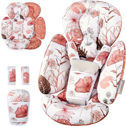 Infant Insert Compatible with 4moms Mamaroo & Graco Swing and Infant Car Seat, Newborn Insert Head & Body Support Cushion, Dual-Sided Design, Fits for Carseats, Strollers, Swings