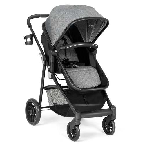 Babyjoy  2 In 1 Foldable Baby Stroller Kids Travel Newborn Infant Buggy PUS01hchair Gray