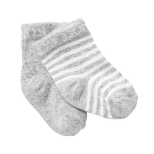 Bonds Baby Classics Bootee 2 Pack - New Grey Marle
