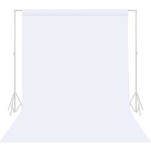 TRLYC White Photography Backdrop - 5 x 7 FT White Backdrops for Photoshoot Background Screen for Photo Backdrop Video Photography Studio Photo Backgrounds Background Screen Parties