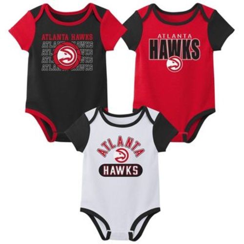 NBA Atlanta Hawks Infant 3pk Bodysuit Set