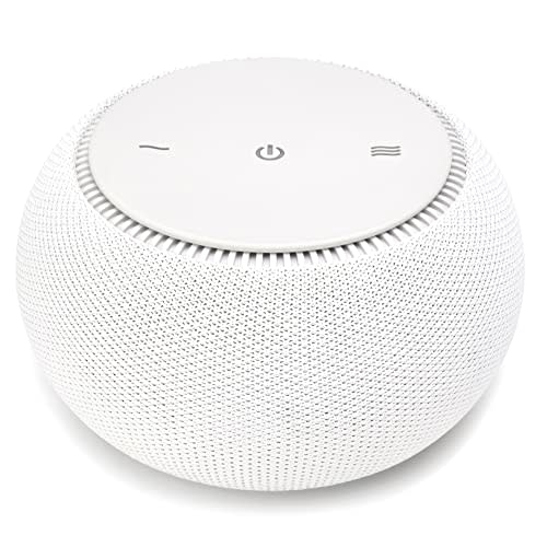 SNOOZ Pro Smart White Noise Sound Machine, Real Fan Inside for Sleeping | Natural Fan Sound, App Scheduler, Travel Case, 10 Volume Levels, Volume Memory, Masks Snoring, Office, Apartments & Neighbors