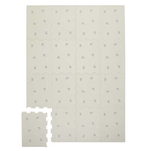 3 Sprouts Baby & Kids EVA Foam Puzzle Mat - Blueberry Taupe