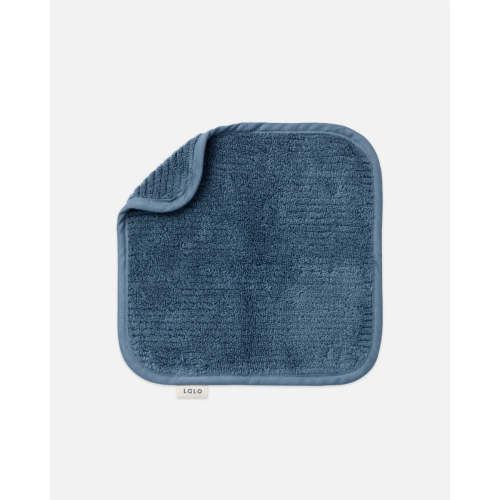 The Ribbed Washcloth - Slate / 3 Pack