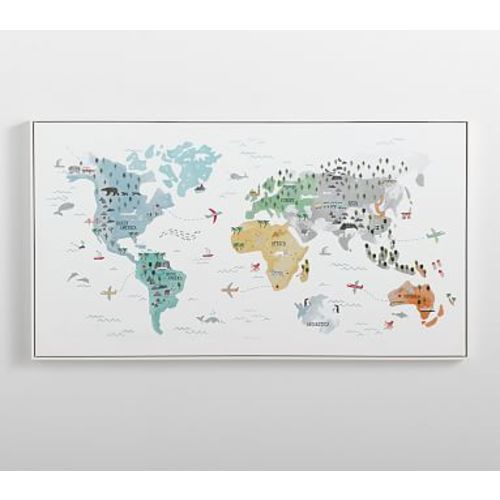 World Map Wall Art