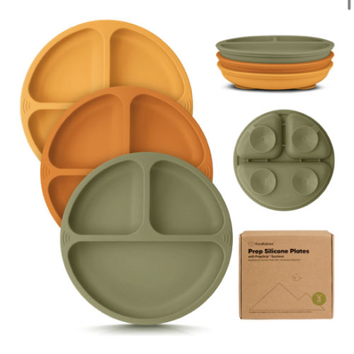3-Pack Prep Silicone Suction Plates