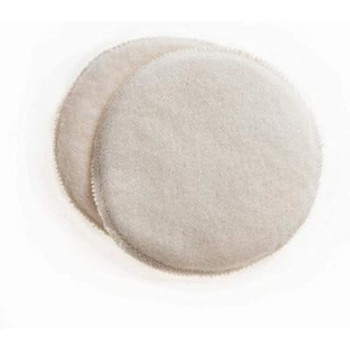 Soothingly Soft Merino Wool Nursing Pads, Style Softline, Extra Thickness, 6 in. Diameter