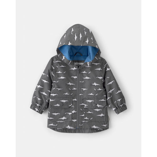 Baby Boy Shark Raincoat - Grey | Carter's