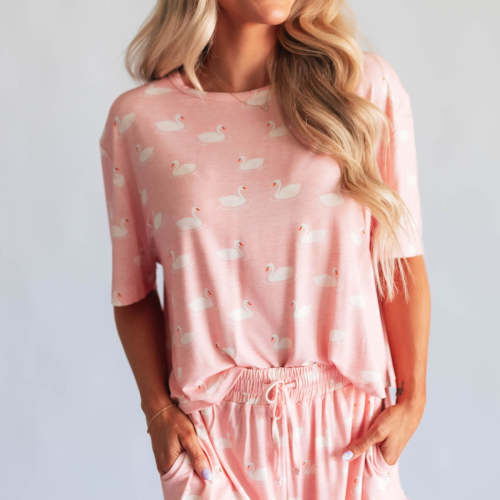 Women’s Ruffle Short Set in Ivy