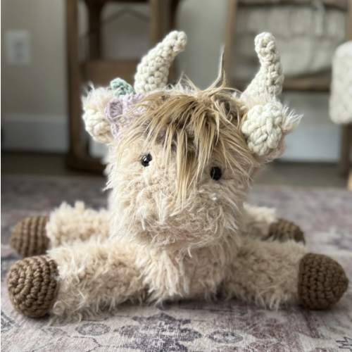 Plush Highland Cow Stuffed Animal