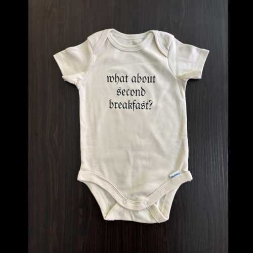 What About Second Breakfast? Baby Onesie