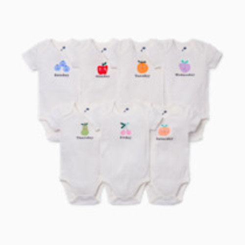 Small Story Days Of The Week (7 Pack) - Fruit Days, 0-3 M