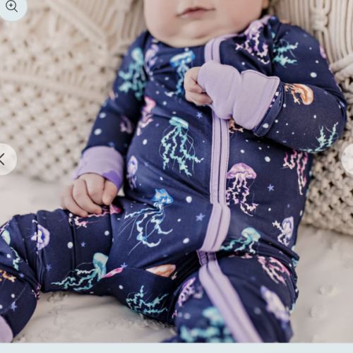 Khloe- Jellyfish Zippy Romper – Bailey Baby Co.