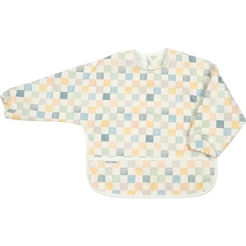 Loulou Lollipop Long Sleeve Mess Free Waterproof Bibs, for baby boys and girls 6-36 Months, Machine Washable, Travel Friendly