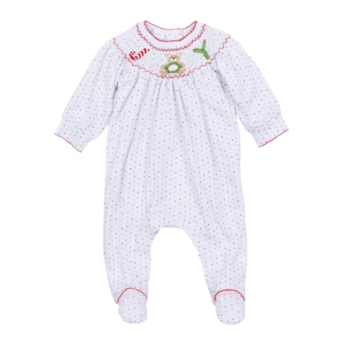 Christmas Joy Classics Bishop Footie