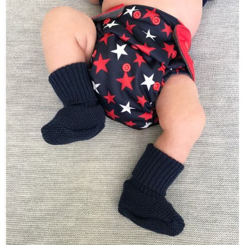 Infant Baby Warm Booties Socks, 100% Organic Merino Wool