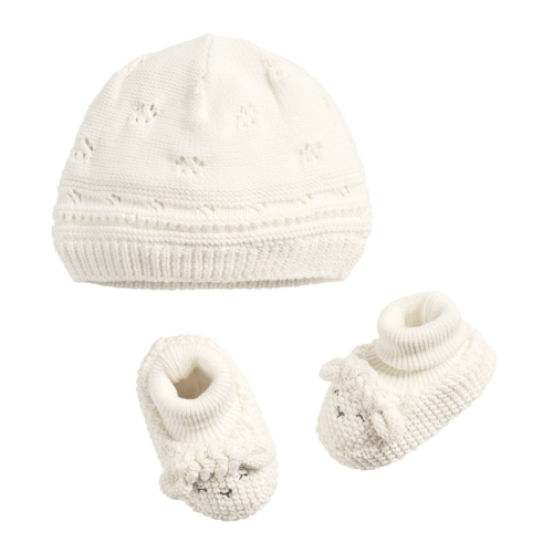 Sheep Organic Hat & Bootie Set