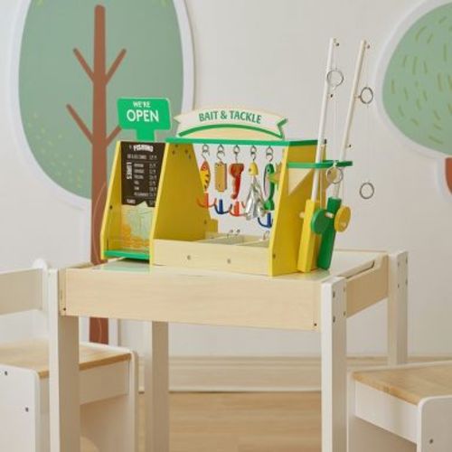 Teamson Kids My Little Helper Fishing Shop & Accessory Set