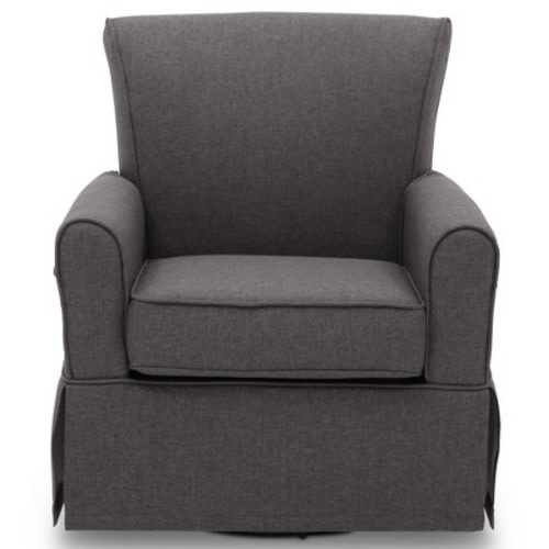 Delta Children Epic Nursery Glider Swivel Rocker Chair - Charcoal