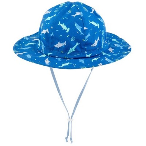 Stephen Joseph Gifts Boys Baby Sun Hat Shark Blue