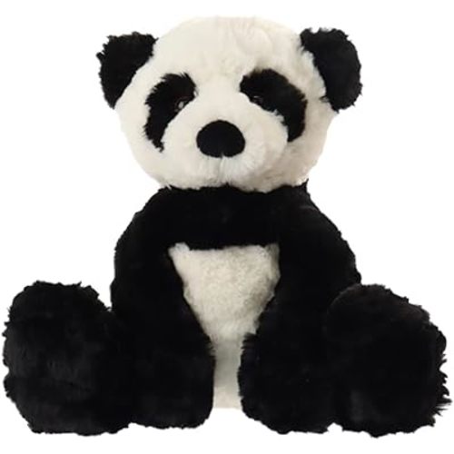 Apricot Lamb Toys Plush Panda Bear Stuffed Animal Soft Cuddly Perfect for Child Black and White Panda