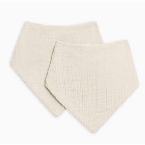 2-Pack Muslin Bandana Bibs