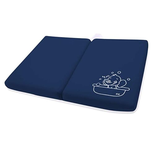 Bath Kneeler Pad - 1.5inch Thick Bath Kneeling Mat Non-Slip Rubber - Large Safety Bathtub Kneeling Pad for Baby Bathtime, Garden Work, Exercise - Foldable Child Bath Tub Mat for Parents - Royal Blue