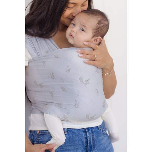 Airplanes Stretchy Newborn Wrap | Solly Baby + Quincy Mae