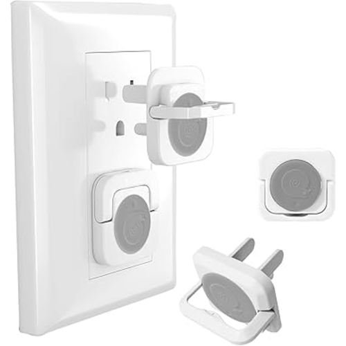 Baby Proofing Outlet Covers, 50 Pack Electrical Outlet Cover Baby Proof Outlet Plug Protector with Hidden Pull Handle Plug Covers