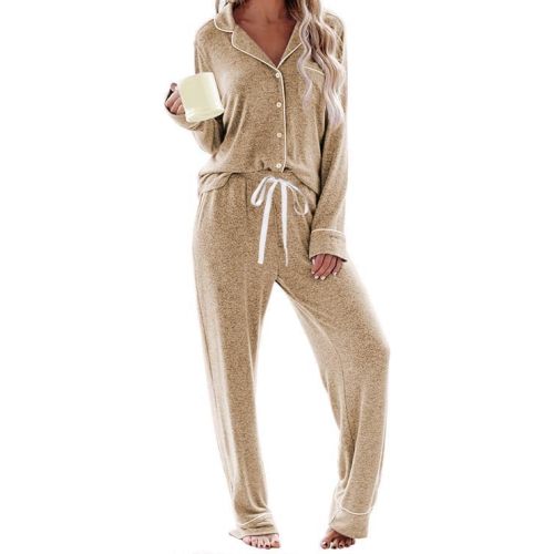 Pajamas for Women Set 2 Piece, Super-Soft Long Sleeve Postpartum PJS
