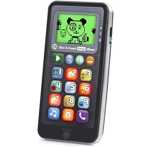 LeapFrog Chat and Count Emoji Phone, Black