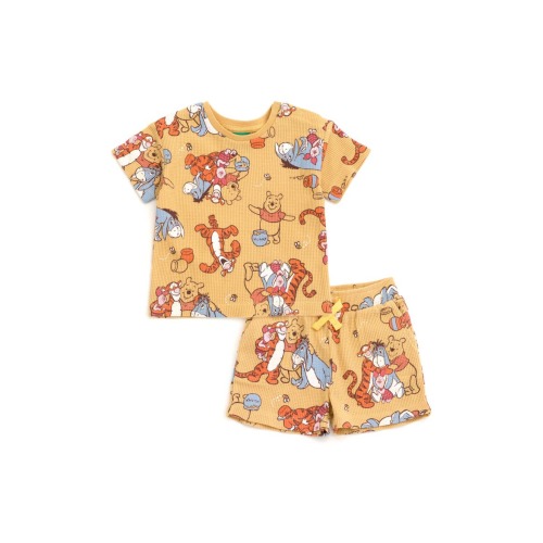 Winnie the Pooh Waffle T-Shirt & Shorts Set