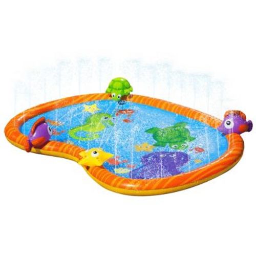Banzai Jr. 58 Inch Sprinkle Friends Outdoor Water Play Mat