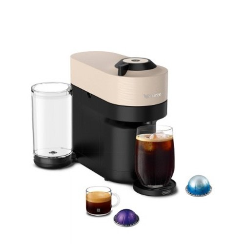 Nespresso Vertuo Pop+ Coffee and Espresso Maker by De'Longhi Beige