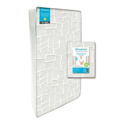 Simmons Beautyrest Platinum 2-in-1 Crib Mattress with Mattress Protector