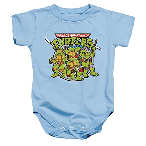 LOGOVISION TMNT Teenage Mutant Ninja Turtles Classic Turtles Unisex Infant Snap Suit for Baby