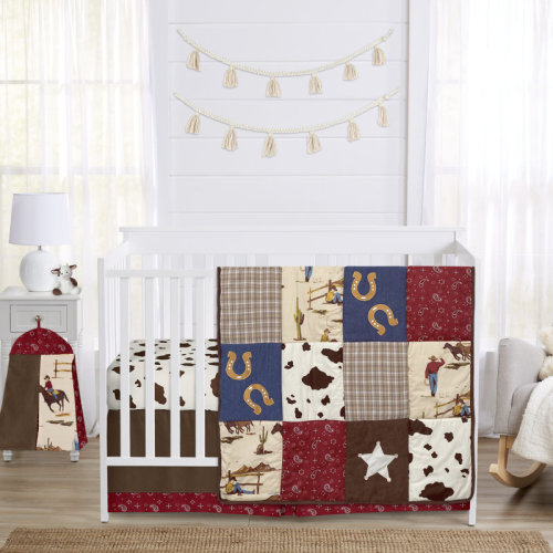 Sweet Jojo Designs Wild West Cowboy 4 Piece Crib Bedding Set & Reviews | Wayfair