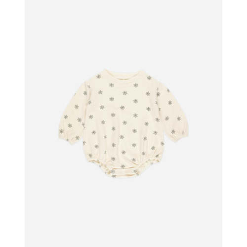 Spongey Knit Romper || Daisy, 6-12M
